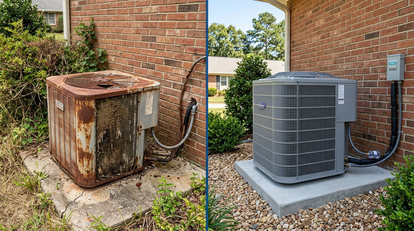 AC repair vs replace decision guide for Birmingham AL homeowners
