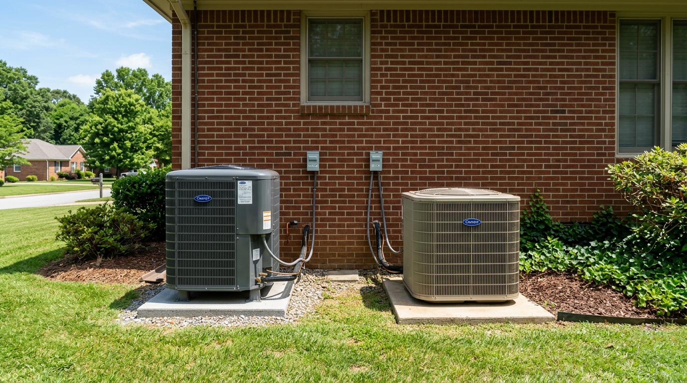 Heat pump vs central air comparison for Hoover Alabama homes