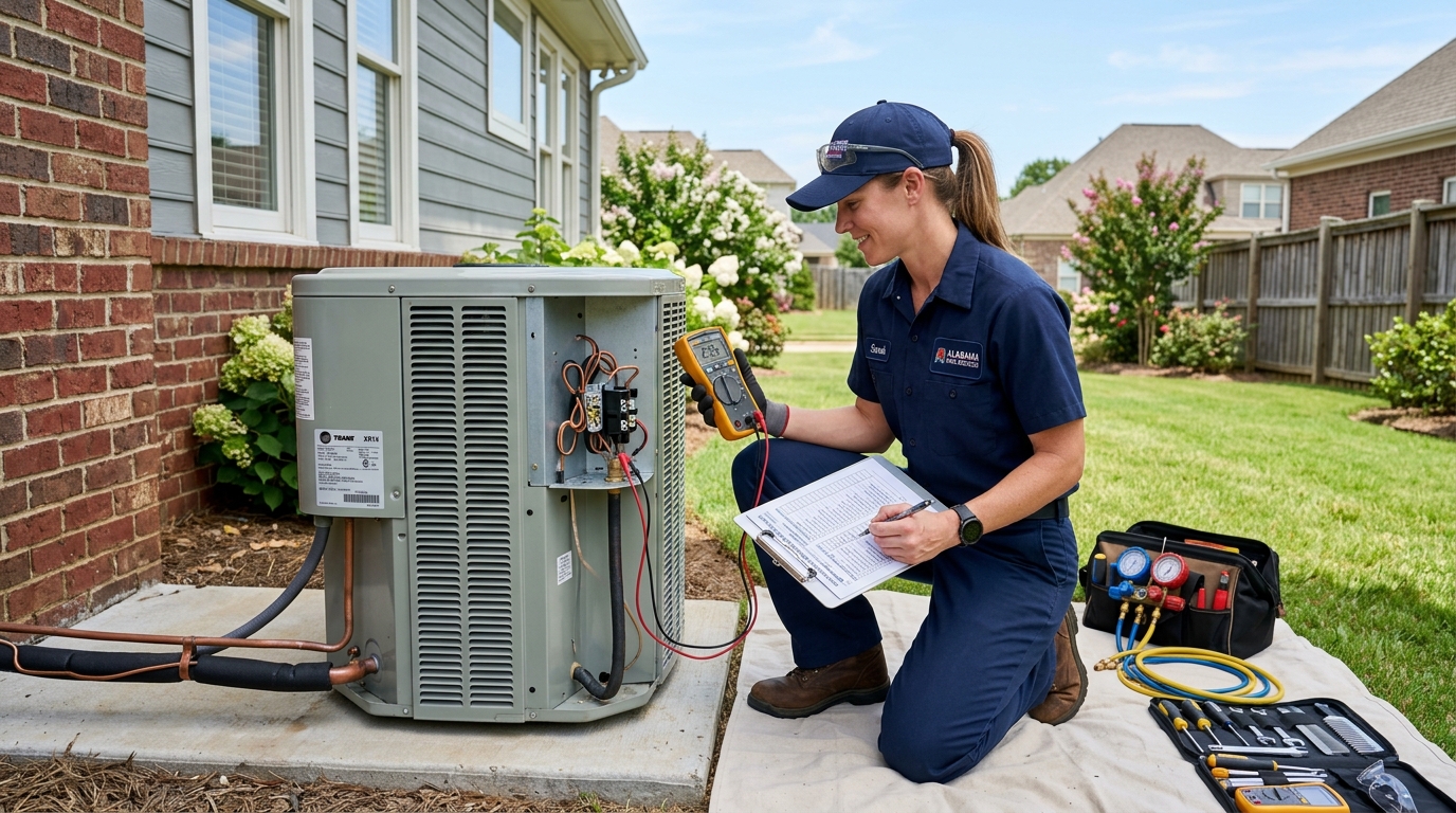HVAC maintenance checklist for Birmingham Alabama homeowners