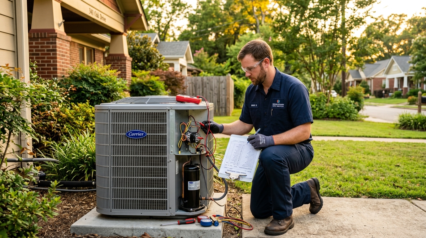 HVAC maintenance plan benefits Birmingham Alabama