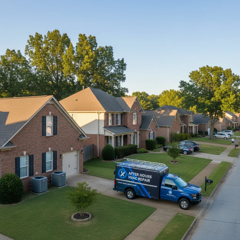 Emergency AC repair service in Hoover Alabama neighborhoods