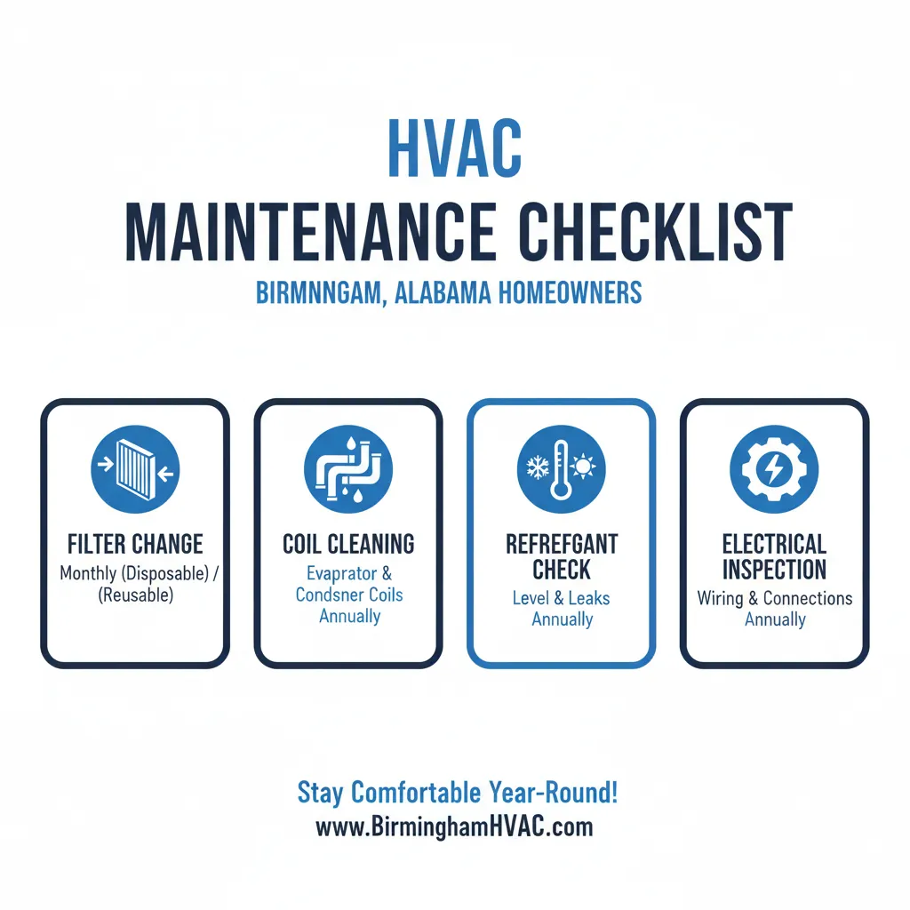 HVAC maintenance for Pelham Oak Mountain area homes
